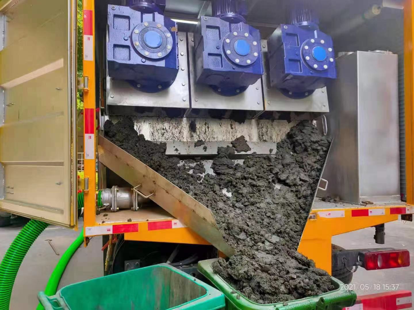 满洲里化粪池清掏城市维护站-泥浆净化干湿分离处理